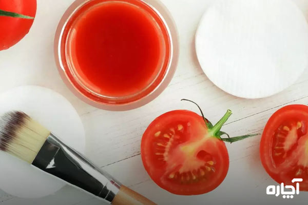 درمان افتادگی پوست با ماسک گوجه فرنگی